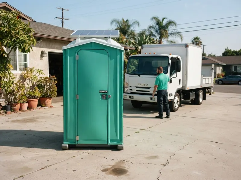 Single-Stall Solar Restroom Unit in North Hollywood, CA